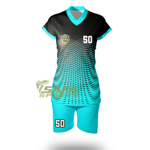 Uniforme de voleibol unisex con diseño de camiseta para hombres y mujeres para jugadores de voleibol - Product Image 1