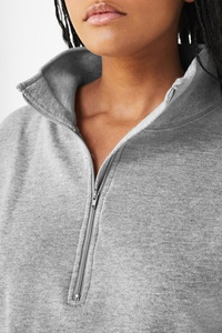 Pull-over Bella + Canvas Sponge Fleece Half-Zip Sweatshirt Heather Pullover Ladies' Half-Zip Pullover Sweatshirt - Product Image 6