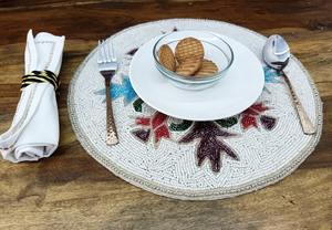 Sous-verre perlé personnalisé en usine, sous-verre en perles de verre fait à la main de style animal, dessous de plat, chemin de table142 - Product Image 4