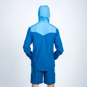 Chaqueta Acolchada Clásica de Lona con Capucha Naranja para Hombre, Ajuste Holgado, Impermeable, Transpirable y Cortavientos 100 Front - Product Image 5