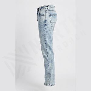 Pantalones Vaqueros de Pierna Recta de Estilo Nuevo para Otoño e Invierno, Cómodos, de Talla Personalizada, de Alta Calidad, para Hombre, con Estilo, Color Personalizado, Envío Rápido - Product Image 3