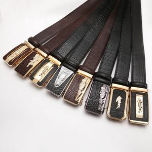 Wholesale Customized Fashionable Men's Automatic Buckle Microfiber Waist <b>Belts</b> 2026 - Product Image 1