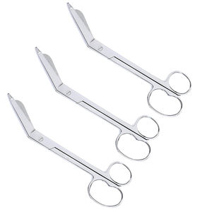 Debonairii-Tijeras de vendaje quirúrgico, de acero inoxidable, curvadas y rectas - Product Image 1