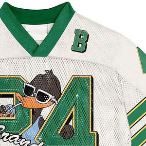 เสื้อฟุตบอลอเมริกันแขนสั้นตาข่ายระบายอากาศ - Product Image 3