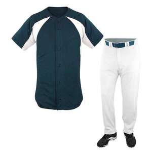 Nuevos uniformes de equipo de béisbol baratos hechos en fábrica, impresión por sublimación, uniforme de béisbol de Jersey en blanco - Product Image 3