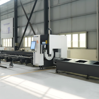 Machine de découpe laser à fibre semi-automatique Pratt Professional Service Fresh Designs pour tubes métalliques, découpeuse CNC pour tuyaux métalliques