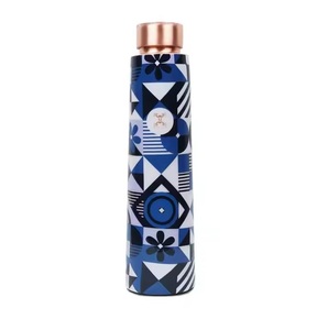Simple and Elegant Design Sticker Print Pure Copper <b>Water</b> <b>Bottle</b> Customized Sizes Health Benefits <b>Bottle</b> Available for Sell - Product Image 4
