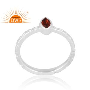 แหวนพลอยโกเมนธรรมชาติขายดีใน925เครื่องประดับดีไซน์ตามสั่งสำหรับเป็นของขวัญสำหรับผู้หญิง - Product Image 1