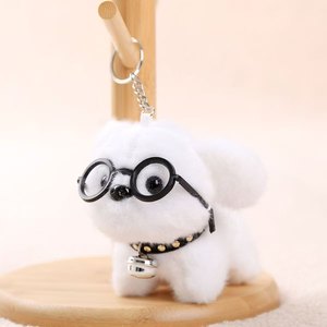 Aika Venta al por mayor de juguetes variados económicos de cachorros y bebés con gafas, llaveros personalizados y premios para máquinas de garras - Product Image 2