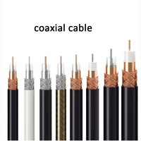 Meilleur prix RG59 RG6 PVC Veste Câble Coaxial pour CCTV Caméra Top Vente Conducteur En Cuivre Nu CCC Certifié