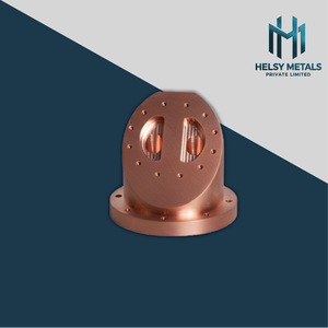 Precision VMC Copper Housing Multiple Threaded Holes Mechanical Strength Thermal Conductivity Power Electronics RF Industrial - Product Image 6