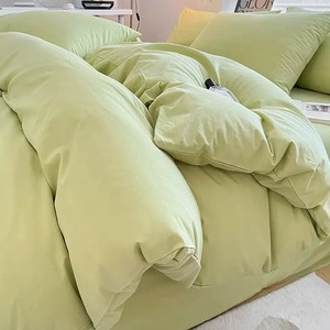 La mejor ropa de cama de Vietnam, sábanas de algodón orgánico, juego de 11 piezas, lujo de alta calidad, transpirable, de origen comercial, sólido - Product Image 4