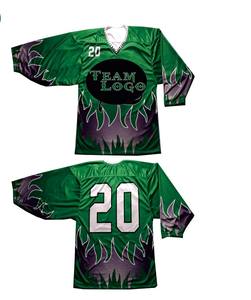 Maillot de hockey sur glace pour jeunes multicolores personnalisé de haute qualité Option de gros à séchage rapide et doux pour l'uniforme de sublimation - Product Image 1