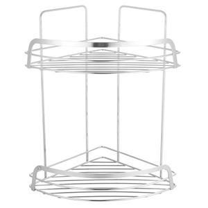 ESTANTE DE 2 NIVELES CROMADO RILEY - Product Image 1