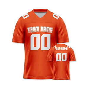 Camisetas de fútbol personalizadas cortas de verano 100% poliéster cosido/impreso Número de nombre personalizado para hombres adultos servicio OEM secado rápido - Product Image 3