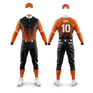 Uniformes respirants professionnels de vêtements de sport de baseball personnalisés de haute qualité en gros - Product Image 6