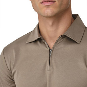 Camisas Polo Casuales para Hombre, Directo de Fábrica, Logotipo Bordado Personalizado, Tejido Transpirable, Manga Corta - Product Image 2