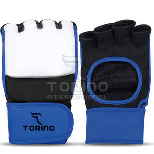 Guantes de Entrenamiento de MMA de Cuero de Alta Calidad, Venta Caliente 2025, Absorben la Humedad, Cierre de Gancho y Bucle, Servicio OEM para Boxeo y Artes Marciales - Product Image 1