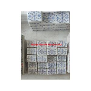 New Hand Curved Super Stylish Marble Inlay <b>Box</b> With Natural Shine Sea Shell Floral Artisan Design For Jewelry Packing Craft Item - Product Image 1