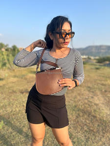 Nouveau Style occidental cheveux sur cacher fourrure cuir sacs à bandoulière haute qualité à la mode véritable fourrure de vachette cuir fronde côté sac à main - Product Image 3