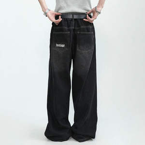 Pantalones Vaqueros de Mezclilla para Hombre, Diseño Personalizado, Ajustados, Nueva Moda, Pantalones Vaqueros Holgados Elásticos de Mezclilla para Hombre, OEM - Product Image 2