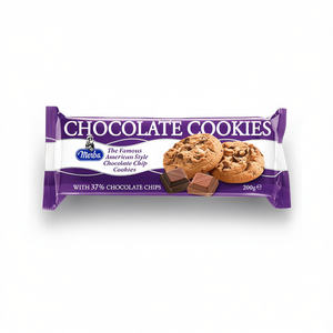 Biscotti al Cioccolato MERBA, Texture Semi-Morbida, Biscotti a Goccia Dolci, Confezione da 200g - Product Image 2