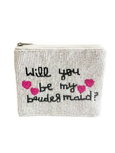 Mini sac à fermeture éclair de conception de fête de mariage de broderie perlée artisanale de qualité supérieure avec le style de déclaration de perle de rocaille de haute qualité de l'Inde - Product Image 4