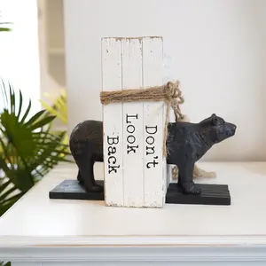 Porte-livre moderne en aluminium plaqué or antique de qualité supérieure pour bureau de lecture - Zahid Exports - Product Image 5