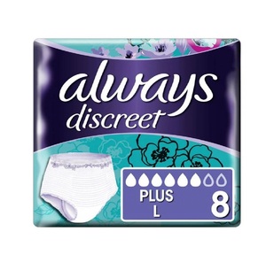Découvrez les produits d'hygiène féminine Always Discreet, conçus pour offrir confort, confiance et protection tout au long de la journée. - Product Image 1