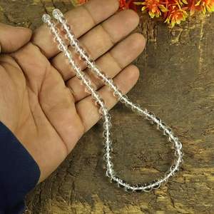 Quartz clair naturel AAA pierre perles en vrac 8 mm perles de cristal rondes brin pour la fabrication de bijoux Bracelets assortis - Product Image 1