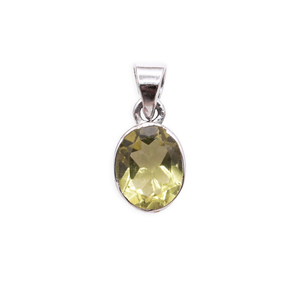 จี้เลมอนควอทซ์ธรรมชาติหรูหราสำหรับผู้หญิงทำด้วยมือเงิน925แข็งสำหรับงานปาร์ตี้เครื่องประดับขายส่ง - Product Image 6