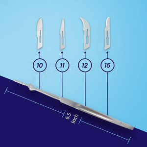 ที่จับมีดผ่าตัดแบบสแตนเลสสำหรับแพทย์นักศึกษาแพทย์และคลินิกมืออาชีพ - Product Image 2