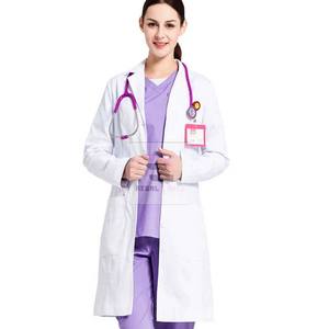 Blouse de laboratoire d'hôpital en tissu tissé pour infirmières et médecins pour les uniformes de soins infirmiers - Product Image 6