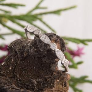 แหวนแต่งงานสไตล์โบฮีเมียนทำด้วยมือของผู้หญิง925เงินแท้สไตล์โบโฮเครื่องประดับสีขาวบุษราคัมอัญมณีชั้นดีสำหรับงานเลี้ยงและของขวัญ - Product Image 4