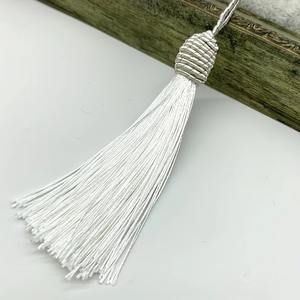 Wholesale Hanging Rope <b>Tassel</b> Trim with Silk <b>Fringe</b> for Sewing DIY Embellishments Curtain and Home Accessories - Product Image 6