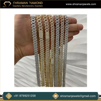12MM plaqué or Moissanite diamant glacé 925 argent personnalisé cubain lien collier Hip Hop bijoux pour hommes femmes fête porter des chaînes