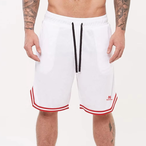 Shorts de Playa de Punto Satinado para Hombre, Corte Regular, con Logotipo Estampado en la Parte Delantera, Estilo Vintage, Transpirables y de Secado Rápido - Product Image 2