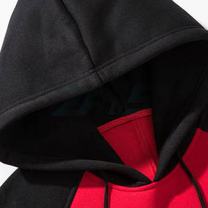 Sudaderas con capucha de talla grande sólidas para hombre con logotipo personalizado, Jersey de punto transpirable de nuevo diseño para invierno de gran tamaño con tejido forrado - Product Image 3