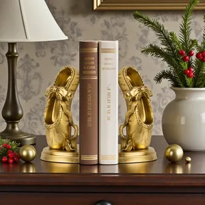 Escultura Decorativa de Animales en Aluminio Chapado en Oro Antiguo, Hecha a Mano, de Tendencia Mundial, Figurita Moderna de Lujo Pulida - Product Image 3