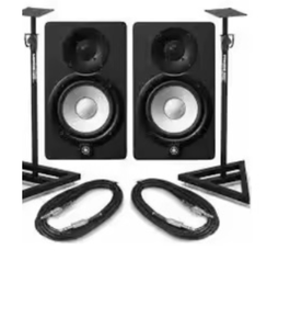 Altavoces de Monitor de Estudio Activos ORIGINALES HS8W 8 {Izquierdo y Derecho} con Soporte y Cable - Product Image 1