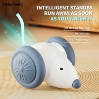 Jouet pour chat automatique rechargeable, souris interactive intelligente à mouvement automatique, multi-vitesses, pour intérieur, accessoires pour animaux de compagnie en gros