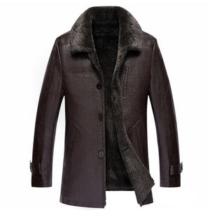 Chaquetas de cuero de oveja, moda Original, talla personalizada, novedad - Product Image 1