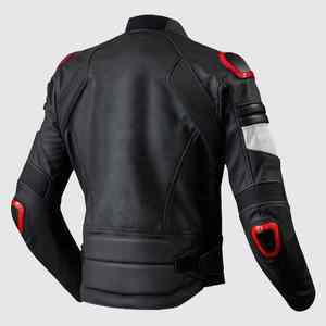 Chaqueta de motorista para hombre de cuero genuino, ropa de abrigo para montar en motocicleta, diseño de fábrica personalizado OEM con cremallera y relleno - Product Image 5