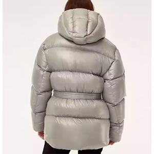 Veste matelassée épaisse et imperméable à bulles coupe-vent confortable et respirant en polyester/coton pour hommes - Product Image 2