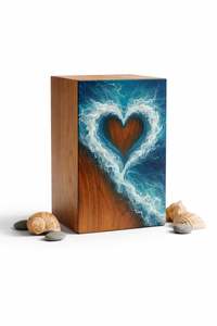 Urna de Resina y Madera Personalizada |   Acabado Liso |   Pedido al por Mayor - Product Image 2