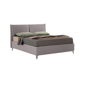 Lit double moderne rembourré. Tête de lit douce et confortable. Finition du tissu. Disponible avec une option de boîte de rangement pratique - Product Image 1