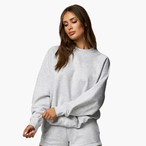Sudaderas con capucha de gimnasio para mujer Sudaderas con capucha cortas personalizadas en blanco Sudaderas con capucha atléticas para mujer Sudaderas con hombros caídos de gran tamaño Tarifa al por mayor - Product Image 4
