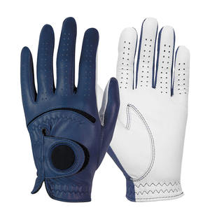 Guantes de Golf de Alta Calidad con Logotipo Personalizado del Fabricante, Transpirables, Suaves al Tacto, de Piel de Cabretta, para Golfistas Profesionales - Product Image 1