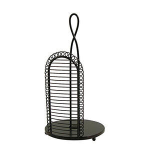 Rollo de papel tisú de cocina, Soporte de alambre de hierro negro - Product Image 5