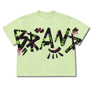 Camisetas con logotipo personalizado OEM, camiseta recortada de corte cuadrado con estampado lavado de gran tamaño para hombre - Product Image 5